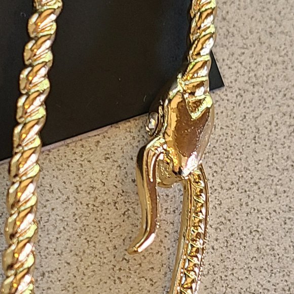 🌺 SOLD 🌺 Thalia Sodi Snake Rope Dangle Earrings - Picture 4 of 7